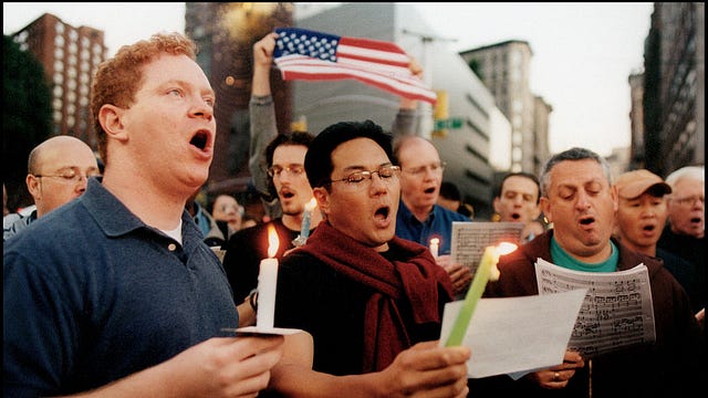 Candlelight vigil for 9/11 victims