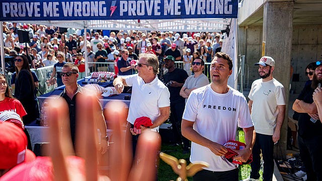 Charlie Kirk at Utah Valley University